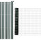 Outsunny Grillage Rouleau soudé - Maille 7,3L x 6,3l cm - Hauteur 2 m - Longueur 10 m - poteaux, Jambes de Force Inclus - Acier revêtement PVC Vert