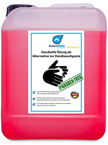 KaiserRein Handseife flüssigseife als Alternative zur Handwaschpaste I Unser Handreiniger hat eine extrem hohe Reinigungswirkung ist sehr haut mild und rückfettend (10L)