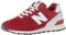 New Balance Unisex 574 V2 Lace-up Sneaker, Rot/Weiß, 45.5 EU