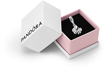 PANDORA Silver Married Couple Dangle Charm for Bracelet