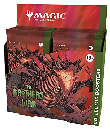 Magic: The Gathering The Brothers’ War Collector Booster Box | 12 Packs (180 Magic Cards)