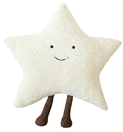LIBOOI 40 cm Sonnenwolke, Mond, Stern, dekoratives Kinderzimmerkissen, Wolke, weiches Dekor, gefülltes Kissen, Plüschkissen für Kinder, Nackenrolle, weiches Sofa, Raumdekoration