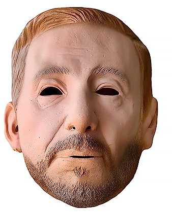 MW Christian Lindner Maske Politiker-Maske - Verkleidung für Karneval, Halloween, Wahl-Party oder politischer Aschermittwoch