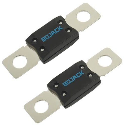 BOJACK MEGA/AMG Hochstromsicherung Bolt-on Sicherung 40A Ampere für PKW, LKW, Baufahrzeuge, Busse, Wohnwagen (Packung mit 2 ANM-Sicherungen 40A)