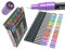 24 Metallic-Acrylfarben-Marker, Farbstifte-Set, 0,7 mm, extra feine Spitze, für Steinmalerei, Glas, Tassen, Holz, Metall, Leinwand, DIY-Projekte, Umrisse, Detaillierung, ungiftig, auf Wasserbasis,