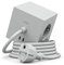 AVOLT Steckdosenleiste - der weltweit erste Designer-Mehrfachsteckdose mit magnetischer Befestigung - Verlängerungskabel mit 3 steckdosenwürfel und 2 USB (USB-C 3m, Gotland Grey)