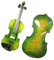 Violini Violino elettrico 4/4 in legno massello bellissimi colori verdi 5 corde 4/4 violino elettrico + violino acustico