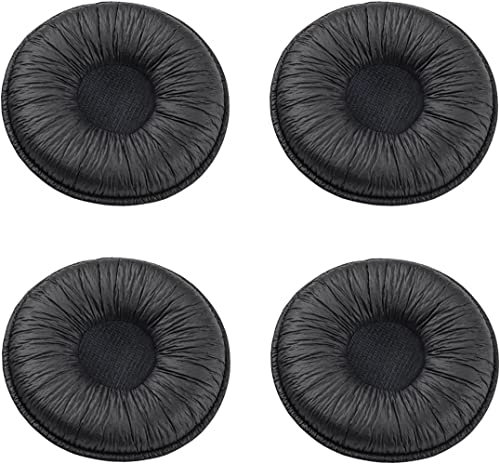 4 Pack Replacement Headphone Pads,50mm Replacement Ear Pads, Headset Ear Cushions