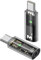 QIANRENON Lot de 2 adaptateurs USB C vers 3,5 mm pour casque USB type C mâle vers 3,5 mm 1/8 TRRS femelle Connecteur audio USB C vers 4 pôles 3,5 mm Convertisseur d'écouteurs pour casque CTIA OMTP
