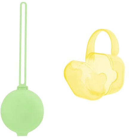 2 pcs Porta Succhietto in Silicone,porta ciuccio femmina,Lavabile Contenitore per Ciuccio,Custodia in Silicone per Ciucci per Bambini da Viaggio,Chiusura a Cerniera per Ciuccio,porta ciuccio maschio