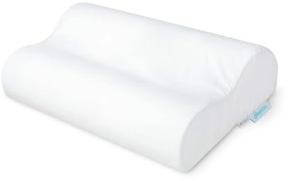Ergonomisch geformtes Kopfkissen (30x50cm) Cool.RELAX: Nackenstützkissen für Seiten- und Rückenschläfer, Memory Foam, Liegefühl fest, Höhenkurve 9-7-11cm, optimale Schlaftemperatur, Kühleffekt