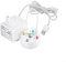 Generatore di nebbia USB da 5 V con luci LED, perfetto per fontane e acquari (bianco)
