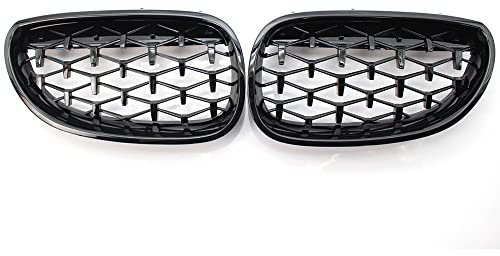 Kühlergrille Diamant Frontniere Grill Meteor Style Grill Auto Zubehör Chrom Auto Racing Grill Für E60 E61 5er Serie(3)