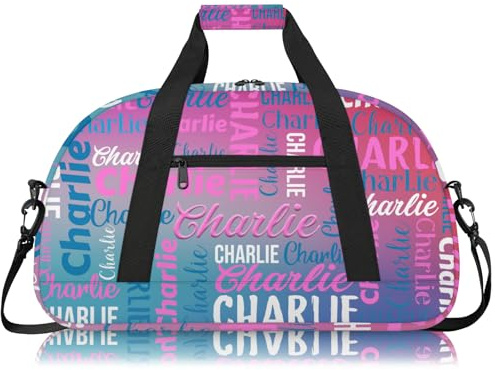 Sport-/Schwimmtasche für Kinder, personalisierbar, Reisetasche für Jungen, Mädchen, Tanz, Gymnastik, Übernachtung, Wochenende, Option 24, 19.7x8.7x11, Taschen-Organizer