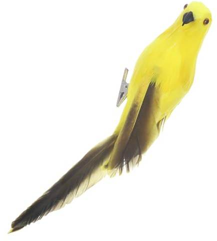 Abaodam Künstlicher Papagei Gartendekoration Lebensechtes Papageienmodell aus Schaumstoff Wetterfestes Vogelornament für Kleiner Gärten Terrasse Büro
