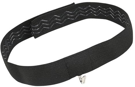 Brillenhalter mit Druckentlastung nach Nasenoperation für Nasenrücken | Polyester und Metall, Schwarz, für Soziale Anlässe und Septumplastik Erholung, Verhindert Direkten Kontakt