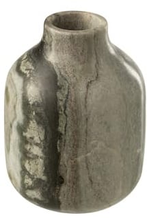 J-Line Vase Marmor - Stein - Schwarz/Grau