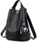 DEERWORD Donna Borse a Zaino Borsa a Zainetto Elegante Tracolla Zaini Firmate Marca Zainetti Antifurto PU pelle 6462 1 pz Nero V6