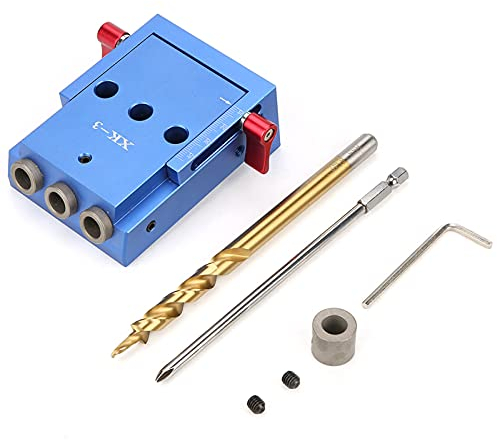 FTVOGUE Taschenlochlehre Schrägloch Positionierer Holzbearbeitung Bohrhilfe Positionierer