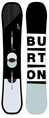 Burton M Custom Schwarz, Herren Snowboard, Größe 166 cm Wide - Farbe Black - Lightblue