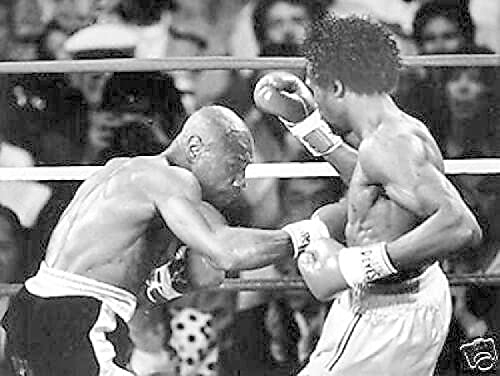 5D Diamant Painting Set FüR Erwachsene Und Kinder Marvin Hagler Thomas Hearns Ring Action Boxing Foto DIY Diamond Painting Kristall Strass Diamant Stickerei GemäLde 11.8x15.7(30x40cm) Kein Rahmen