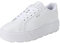PUMA Karmen L, Sneakers Donna, White White Silver, 43 EU