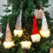 5 Stück Weihnachtswichtel Figuren Klein Set, Weihnachtsdeko Figuren Innen LED, Wichtel Figuren Weihnachten Zubehör, Weihnachtsdeko Amerikanisch Schwedische Skandinavischer Plüsch Zwerg Beleuchtet (A)