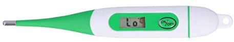 Ejoyous Haustier Fieberthermometer, Digital Fieberthermometer für Pferde Rinder Haustierthermometer Wasserdichtes Tier Thermometer mit LCD-Bildschirm für Schweine Schafe Rinder Hunde Katze
