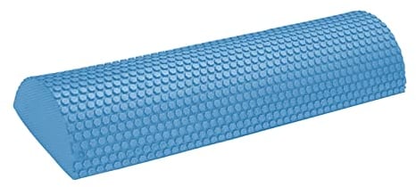 Harilla Eva Half Foam Roller Half Round Foam Roller Neck Portable Durable Foam Half Roller Massage für Frauen Männer Flexibilität Pilates Geschmeidigkeit, Blau 30 cm x 7,5 cm