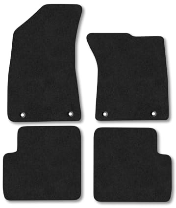 MG ZS (2017-2022) [Manual, Petrol] Carpet Car Mats | Black Edge Trim Tailored Fit Floor Mats Full Coverage Protection Accessories Easy Clean Anti Slip Made in the UK