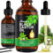 Kaltgepresst Rizinusöl Bio 60ml - Natürliches jamaikanisches Schwarzes Rizinusöl, 100% Rein, Organic Castor Oil for Hair Growth, Rizinus Öl für Körper, Haare, Nägel, Wimpern, Augenbrauen