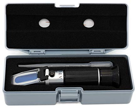 FSRTOP IMKER Honig REFRAKTOMETER WASSERGEHALT 10% - 30% AUFLÖSUNG Skala 0,1% HONIGFEUCHTE Bienen MIT ATC (AUTOMATISCHER TEMPERATURKOMPENSATION) Prime