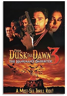 BAOCE Filmposter From Dusk Till Dawn (1) auf Leinwand, Wandkunst, dekorativ, modern, Heimdruck, Kunstwerk, Poster, 50 x 75 cm