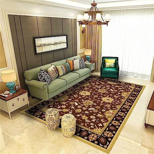 RUGMRZ Moquette Salon Meuble Cuisine Décoration Florale Rouge de Style Chinois Accessoires durables Tapis Pas Cher 150 x 200 cm