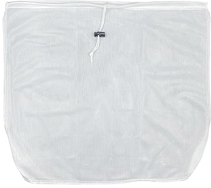 WYAN Bolsa De Filtro De Cerveza Casera-1 Piezas Bolsa Filtro Cerveza Multiuso,Paño Filtro de Queso,para vino,cerveza,café,zumo de frutas,mermelada(41 * 46cm,malla 70)