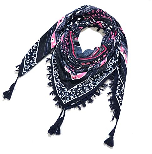 Dorjuli Halstuch Damen Bequeme Schnalle Persönlichkeit Geometrische Herbstschal Kaschmir-Schal mit Button Schal Schlauch Muslim Schale Damenschal Scarf Women Winterschal Halstücher Schal