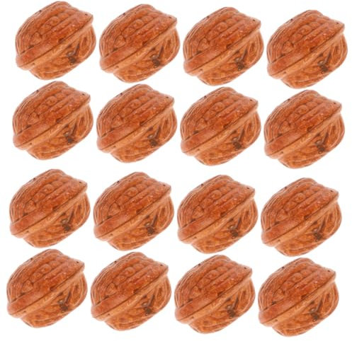 TOPBATHY 50 künstliche Nussbaum Fake Nuts s Art künstliche Nüsse Requisiten Künstliche -Requisiten Nussschale Modelle Heimdekorationen basteln gefälschte Walnüsse falsches