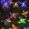 Ninonly Solar Lichterkette Aussen, 5m 20 LED Schmetterling Lichterkette Gartendeko für Draußen, 8 Modi Solarlichterkette Außen Wetterfest, Solarlampen Deko für Hochzeit Balkon Weihnachten