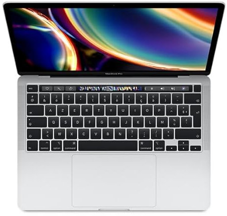 2020 Apple MacBook Pro mit 2GHz Intel Core i5 (13-zoll, 16GB RAM, 1TB SSD Kapazität) (QWERTZ German) Silber (Generalüberholt)