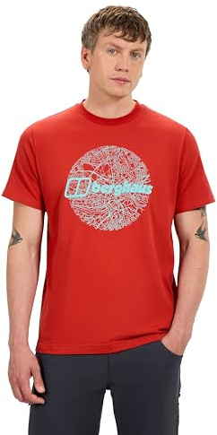 Berghaus Herren Map of The Toon Tee (1er Pack)