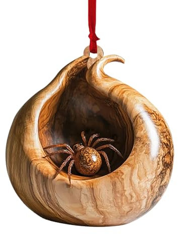 Weihnachtsdeko Innen,Acryl Tier Dekor Weihnachtsbaumschmuck 2D Anhänger Eule Waschbär Weihnachtsbaum Anhänger Weihnachtsdeko Saisonale Dekoration Für Wohnzimmer Schlafzimmer Weihnachtsdeko Hängend