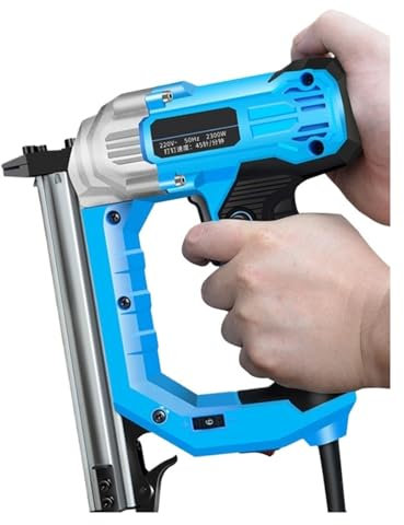 Pistola de Clavos, Pistola De Clavos Eléctrica De 2300W, Pistola De Clavos De 6 Velocidades, Pistola De Clavos De Acero For Carpintería, Clavadora De Hormigón, Pistola De Clavos De De Acero For Pared