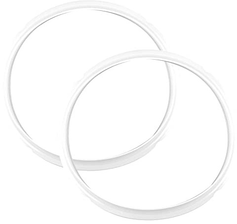 PAMINGONO 2pcs Silicone Pressure Cooker Sealing Rings Gasket Pot Rings Compatible for Midea Pressure Cooker Accessories