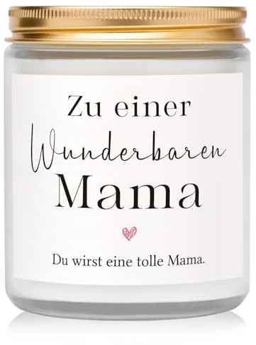 Werdende Mama Geschenk, Kerze mit Spruch, Geschenke für Werdende Mütter, Geburtstag Geschenk für Werdende Mutter, Natürliche Entspannung Geschenke für Schwangere, Sicher Schadstofffrei