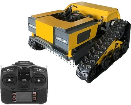 Cortacésped con control remoto, desbrozador automático de gasolina, potencia de 9 HP, cuatro tiempos, sube una inclinación de 30°, equipo de cuidado del césped para granja, hogar, jardín, huerto