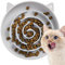 Bolsson Ralentisseur pour Chaton | Gamelle Anti-Glouton pour Ralentir la Prise de Nourriture | Bol en Silicone à Labyrinthe Anti-Renversement pour Animaux – Alimentation Saine Toutes
