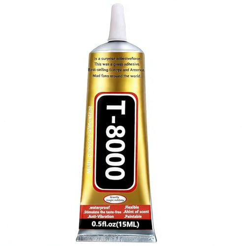 T8000 Strong Glue | Strong Bonding Adhesive for Phone Screens, Electronics, Jewelry Repairs, Fast-Drying, Durable, Waterproof | Multi-Purpose Fix Adhesive