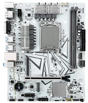 Placa Madre Placa Base Fit For Machinist B760 GT4 DDR4 LGA 1700 Compatible con procesadores Intel Core i3/i5/i7/i9 12.º y 13., Memoria de Doble Canal