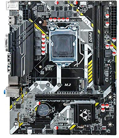 Domary B365 LGA1151 Gaming-Motherboard, ATX 175 X 225 Mm, mit 6-Kanal- und