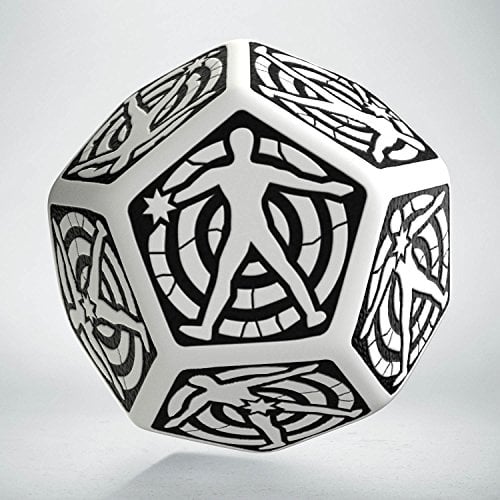 Q-Workshop HIT02 - Hit Location Die White/Black D12 (1)